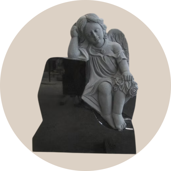 angel children headstone
